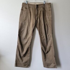 Kuhl Easy Rydr Green Pants 34x30 Gun Metal Work Utility Cargo